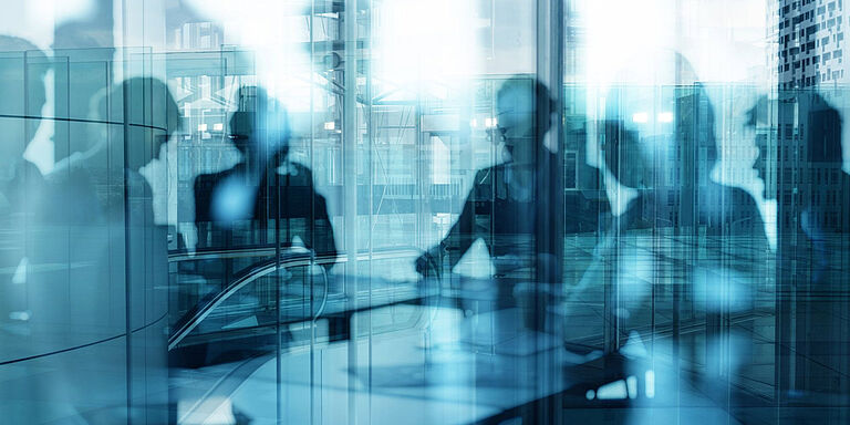 News from KURZ Fürth & around the World Window reflection of a press meeting